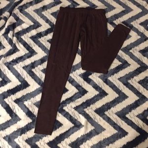 Brown leggings